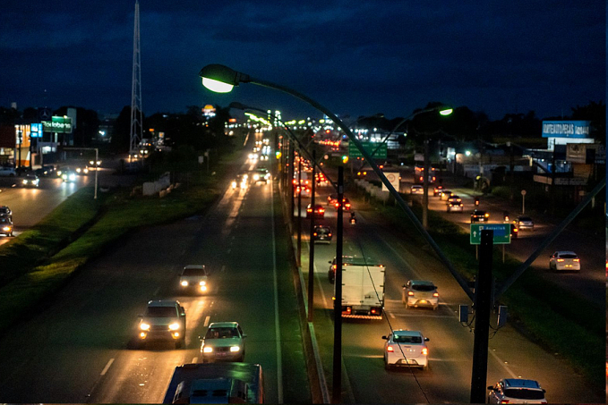 Manutenção na iluminação pública da BR-364 foi concluída - News Rondônia