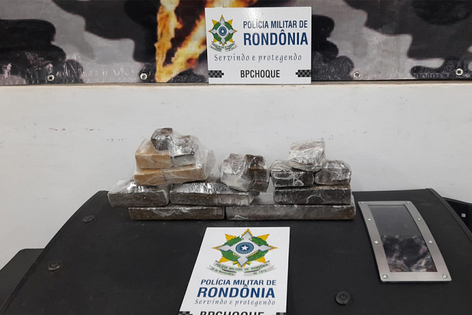 BPChoque apreende maconha enterrada após dupla fugir correndo por córrego na Zona Leste - News Rondônia