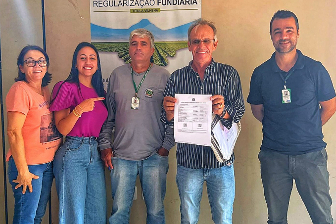 VILHENA: Semagri entrega primeiro CRO através do programa Titula Brasil - News Rondônia