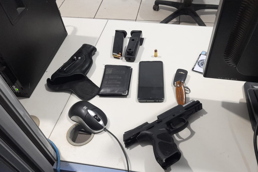 OPERAÇÃO MAXIMUS: Homem é preso armado, trabalhando de segurança em loja na capital - News Rondônia