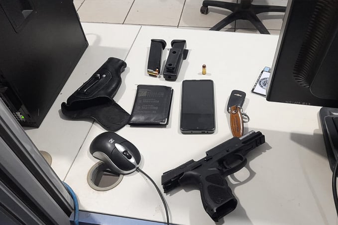 OPERAÇÃO MAXIMUS: Homem é preso armado, trabalhando de segurança em loja na capital - News Rondônia