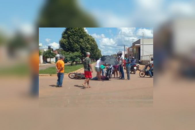Cachorro solto na rua provoca acidente e deixa motociclista ferida em Vilhena - News Rondônia
