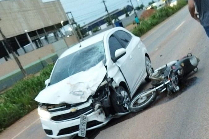 NA BR-364: Motociclista tem perna amputada em grave acidente na capital - News Rondônia