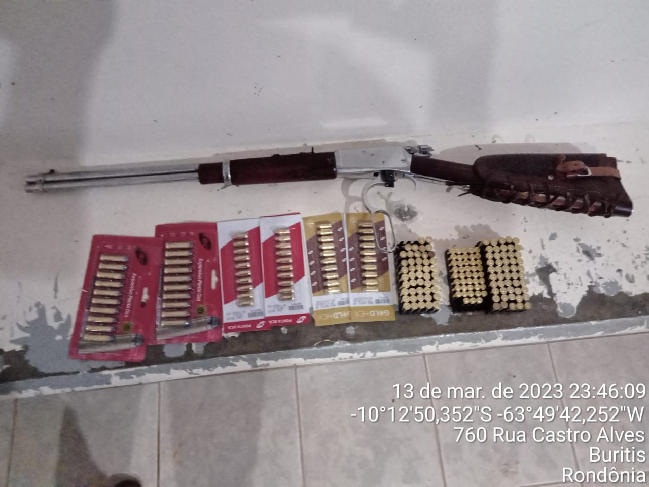 PM recupera arma roubada e apreende 199 munições com apenado do regime semiaberto em Buritis - News Rondônia