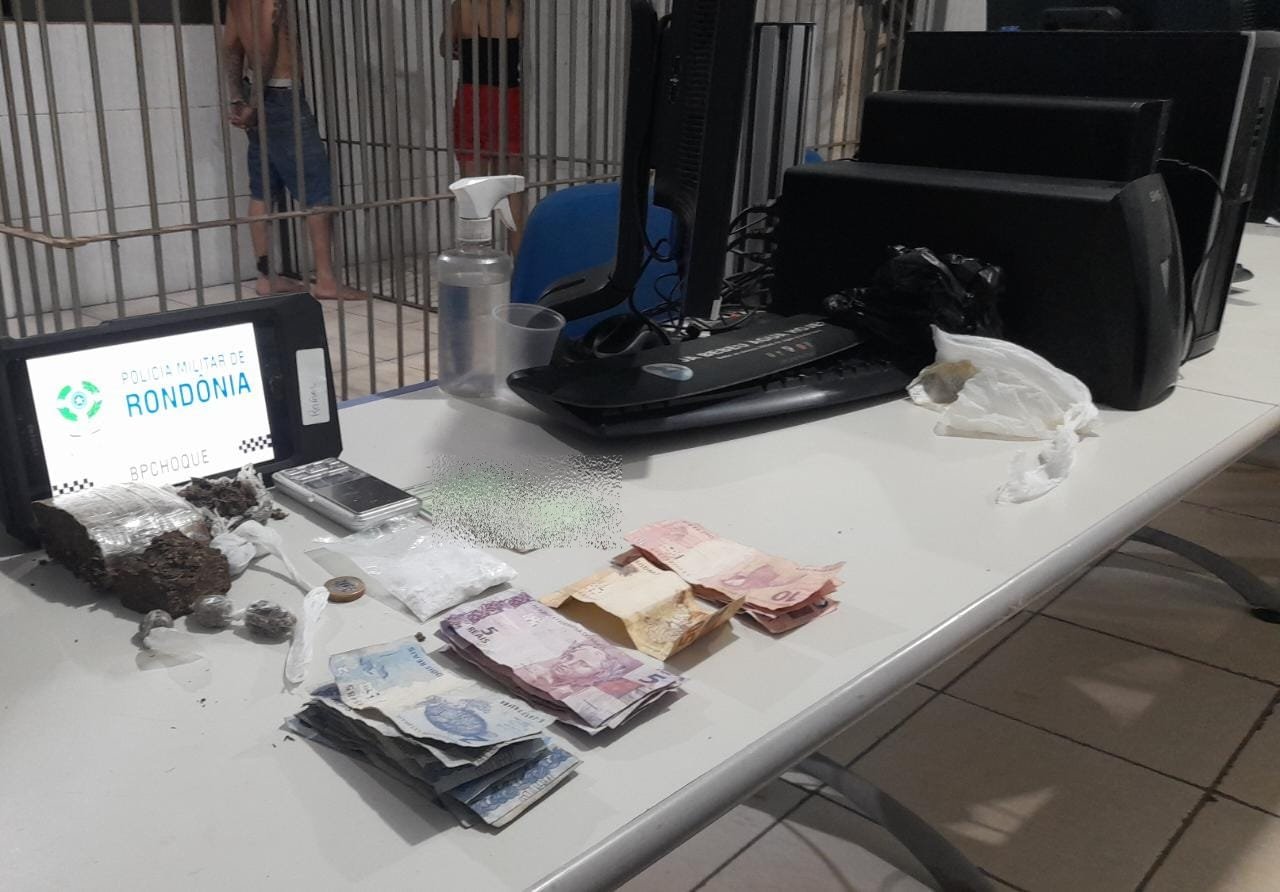 AMOR BANDIDO EM APUROS: Casal detido ao estilo comédia romântica por tráfico de drogas na capital - News Rondônia