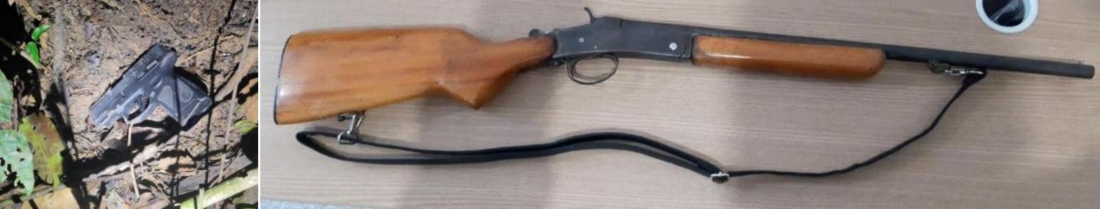 Polícia Militar apreende duas armas de fogo e recaptura dois foragidos da justiça - News Rondônia
