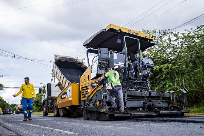 Prefeitura de Porto Velho finaliza recapeamento da Estrada de Santo Antônio - News Rondônia