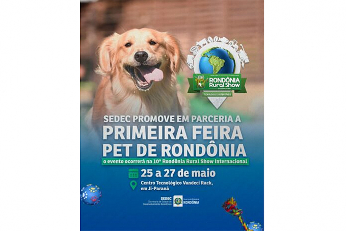 Primeira Feira Pet será apresentada durante a 10ª edição da Rondônia Rural Show Internacional - News Rondônia