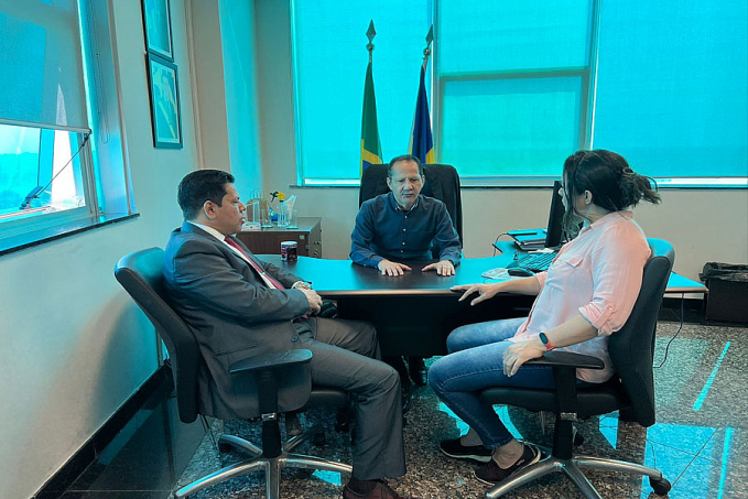 Jair Montes e sargento Cristina se reúnem com secretário executivo do governo - News Rondônia