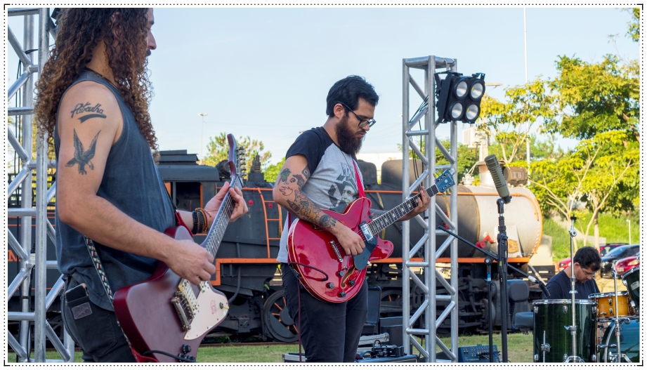 Banda Benvindo ao Pacífico faz transmissão da apresentação do Álbum Terra Firme gravada no Complexo da Estrada de Ferro Madeira Mamoré - News Rondônia
