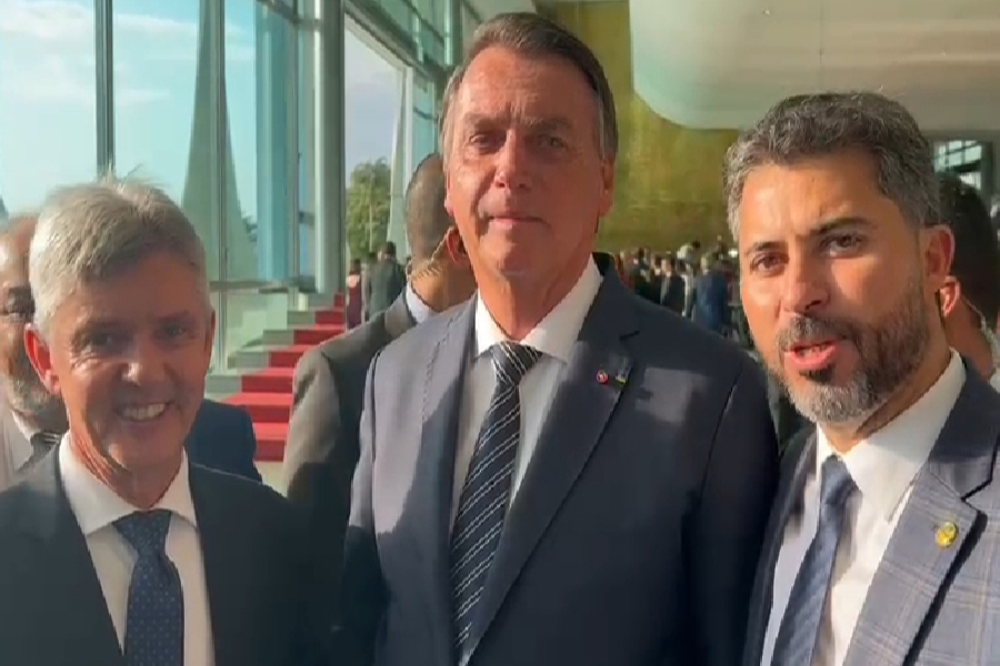 Em Brasília, Marcos Rogério e Bagattoli mantém encontro com Bolsonaro - News Rondônia