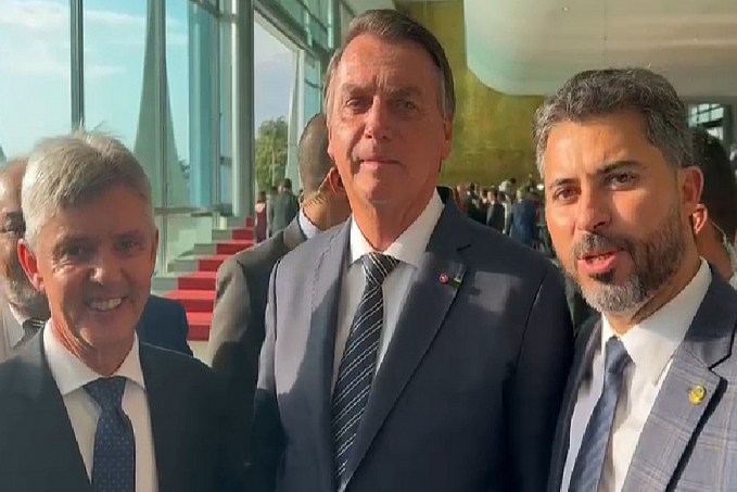 Em Brasília, Marcos Rogério e Bagattoli mantém encontro com Bolsonaro - News Rondônia