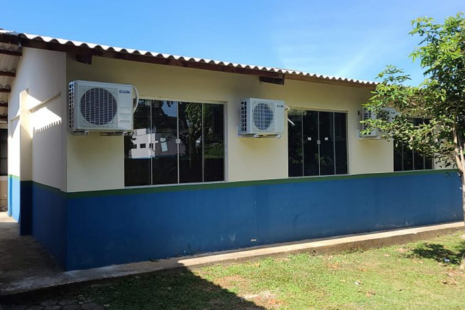 Escola Estadual Joaquim Avelino de Ouro Preto do Oeste é revitalizada; unidade recebeu equipamentos novos - News Rondônia