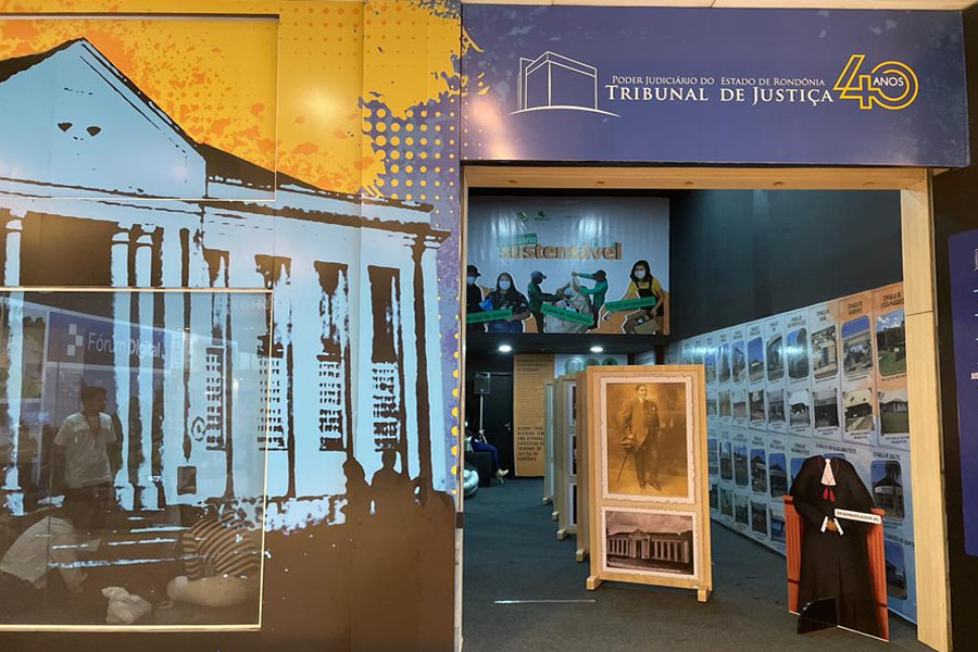 Exposição 40 anos do TJRO: Últimos dias para visitar stand no Porto Velho Shopping - News Rondônia