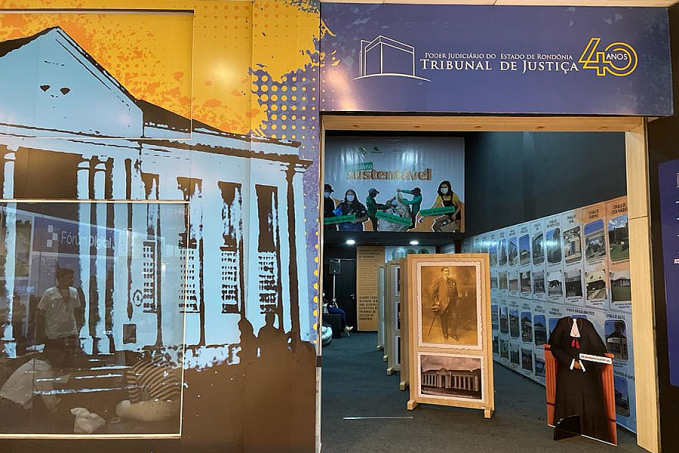 Exposição 40 anos do TJRO: Últimos dias para visitar stand no Porto Velho Shopping - News Rondônia