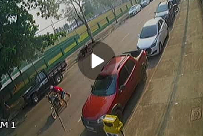 VEJA VÍDEO: Câmera flagra furto de moto no centro de Porto Velho - News Rondônia