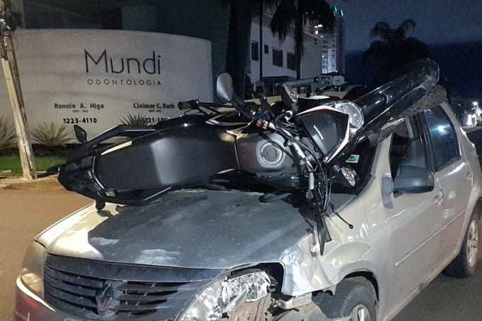 Idoso embriagado causa acidente com moto na Sete de Setembro - News Rondônia