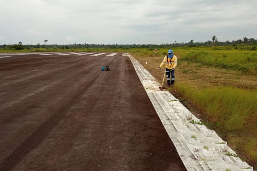 DER executa obras de manutenção no aeroporto de Guajará-Mirim - News Rondônia