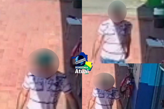 Câmera registra ladrão fugindo após roubar loja na rua da Feira em Ji-Paraná - News Rondônia