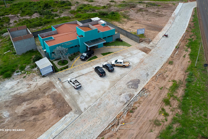 Obra de calçamento na UBS Salete Cordeiro no distrito do Guaporé, em Chupinguaia, está em ritmo acelerado - News Rondônia