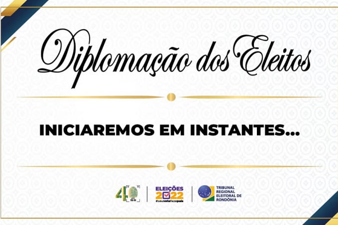 AO VIVO: Cerimônia de Diplomação dos Deputados Estaduais - Eleições 2022 - News Rondônia