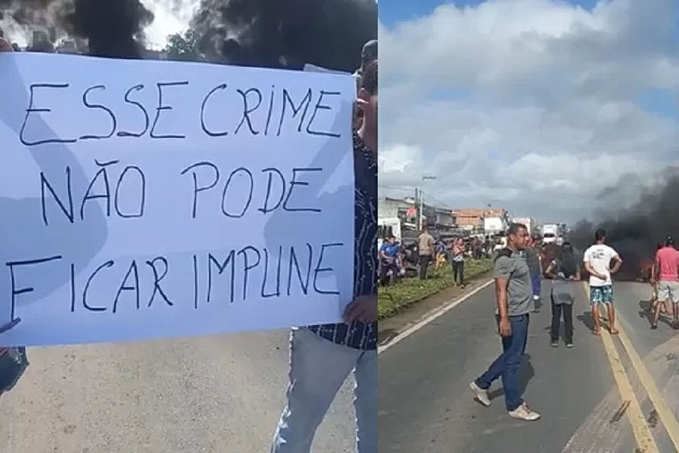População protesta após morte de homem no porta-malas de viatura da PRF - News Rondônia