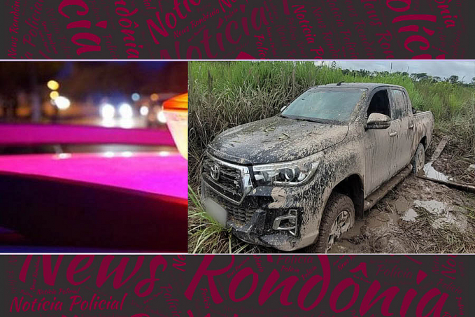 Caminhonete roubada é encontrada abandonada na divisa com a Bolívia - News Rondônia
