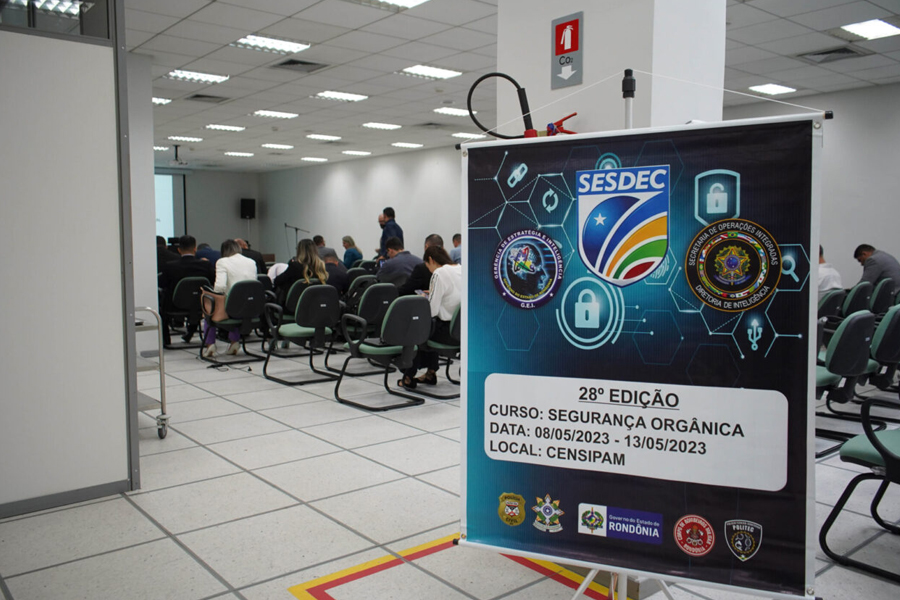 Sesdec inicia Curso de Segurança Orgânica da Diretoria de Operações Integradas e de Inteligência - News Rondônia