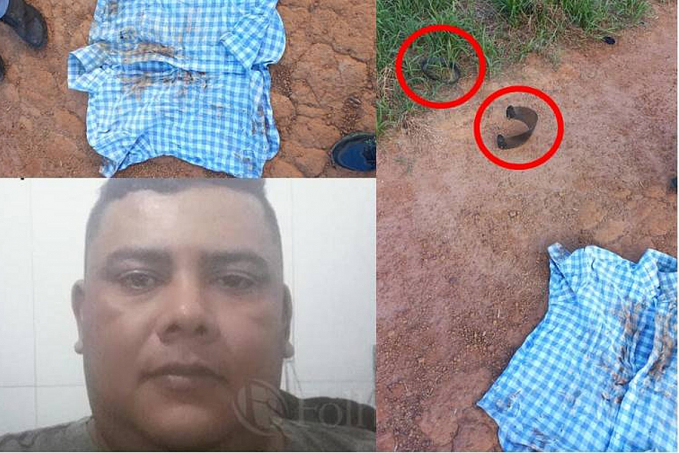 Camisa manchada de sangue é encontrada próximo ao local onde colombiano foi achado morto; imigrante é identificado - News Rondônia