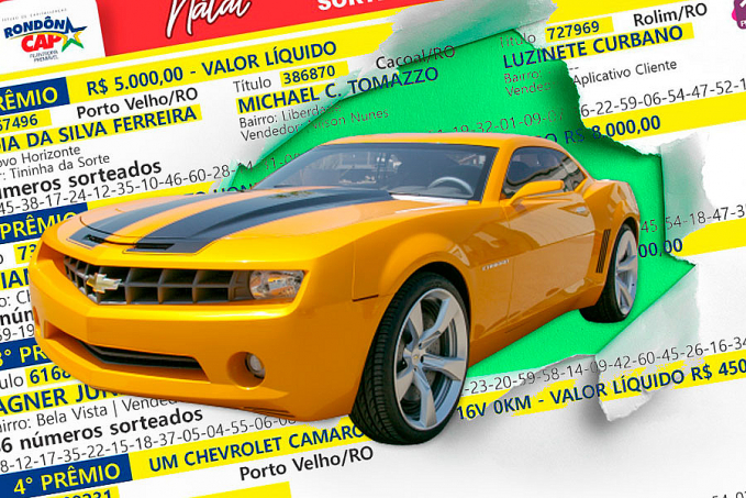 Veja quem faturou o Camaro sorteado no Rondôncap Especial de Natal; foram 500 mil reais em prêmios - News Rondônia