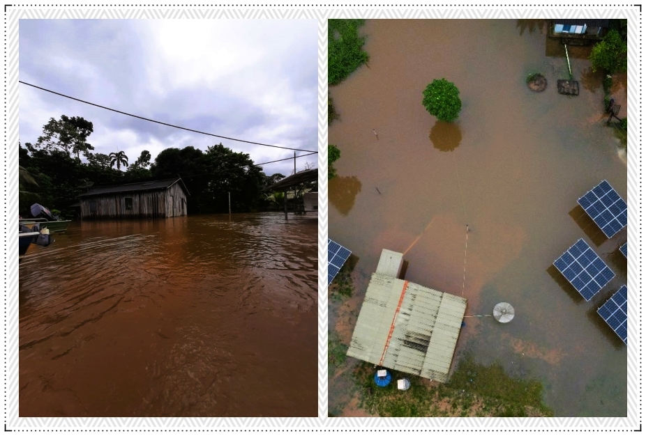 Rio Jacy transborda e ameaça indígenas Karipuna - News Rondônia