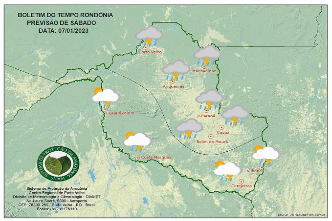 BOLETIM DO TEMPO: Previsão para essa sexta-feira 17 - News Rondônia
