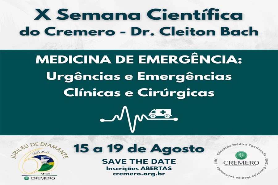 Cremero abre inscrições para X Semana Científica com o tema Medicina de Emergência - News Rondônia