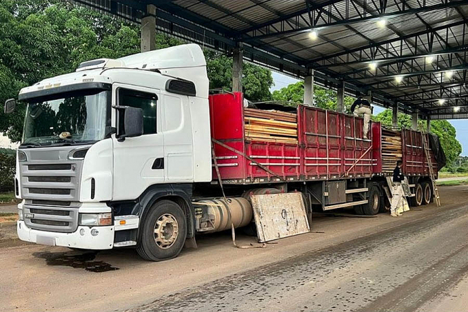Em Rondônia, PRF identifica transporte irregular de madeira - News Rondônia