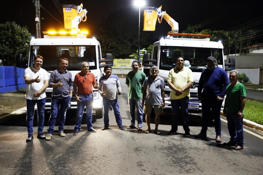 Semosp reforça frota com novos caminhões cesto para manutenção e instalação da iluminação do município - News Rondônia