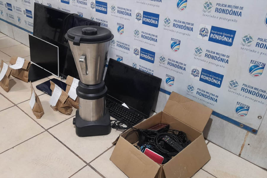 Homem é preso com produtos roubados em residência no centro - News Rondônia