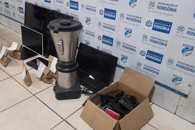 Homem é preso com produtos roubados em residência no centro - News Rondônia