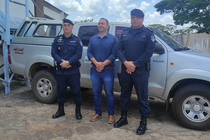 Comandante-geral da PM em visita a futura sede do pelotão de polícia ambiental em Vilhena - News Rondônia