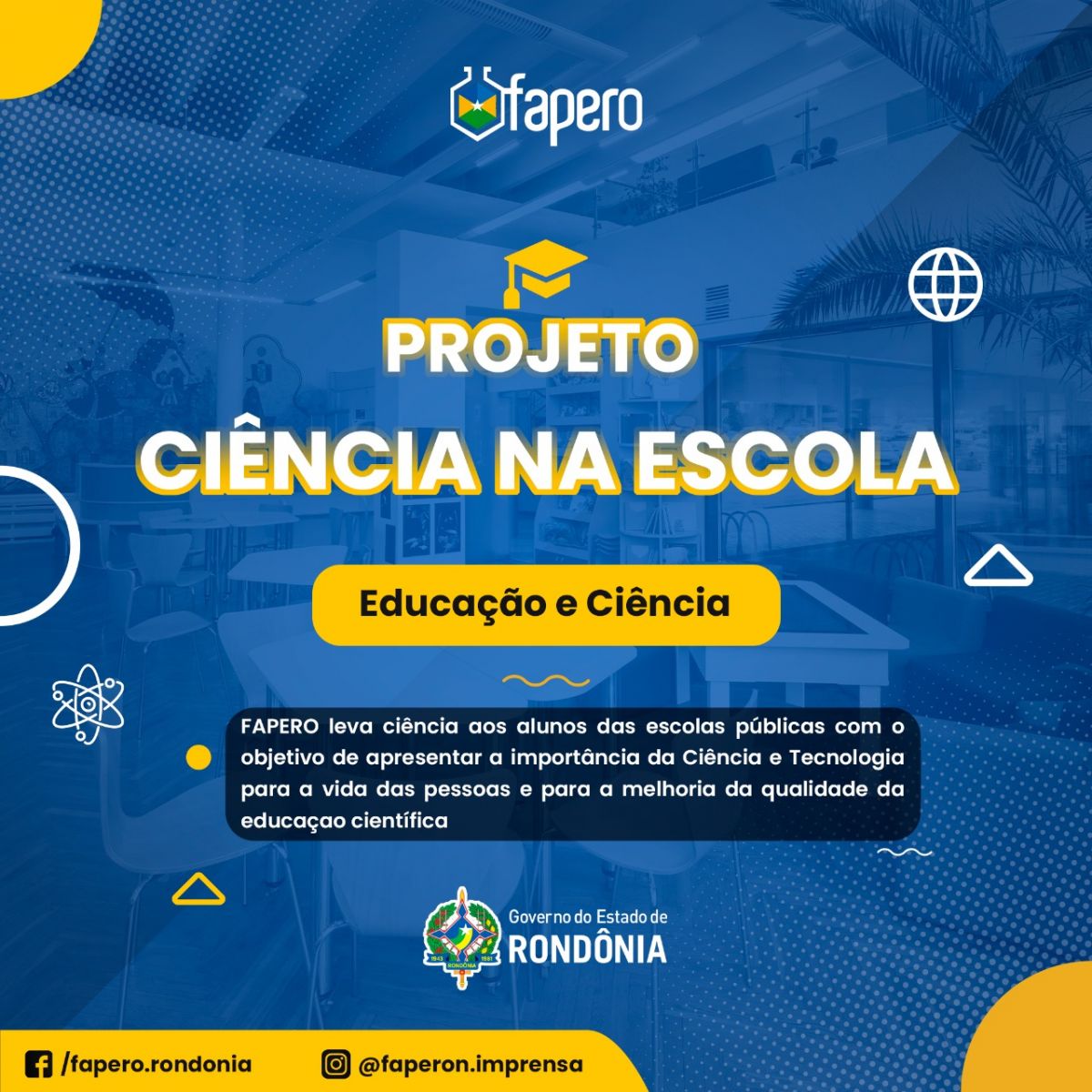 FAPERO leva ciência e tecnologia aos alunos das escolas da rede pública - News Rondônia