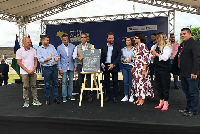 Deputado Federal Coronel Chrisóstomo prestigia visita do Ministro Ronaldo Nogueira - News Rondônia