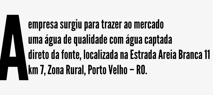 Água Mineral Minalinda é a nova parceira do News Rondônia - News Rondônia