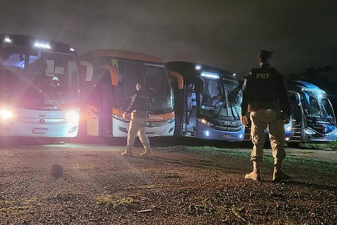 PRF apreende 55 ônibus envolvidos em atos golpistas - News Rondônia