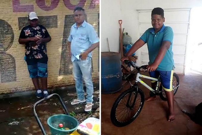Menino roubado enquanto vendia picolés ganha bicicleta de Natal e presentes de internautas - News Rondônia