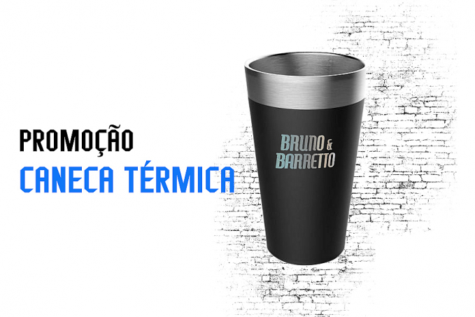 Promoção News Rondônia  Sorteio de uma caneca térmica do Bruno e Barreto - News Rondônia