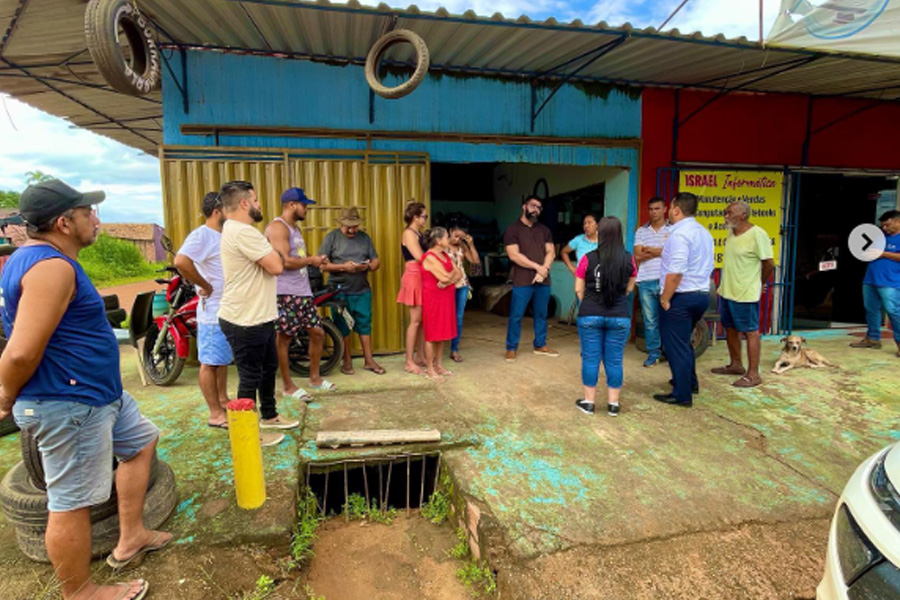 Vereador Gilber Mercês visita Bairro Três Marias e colhe demandas dos moradores - News Rondônia