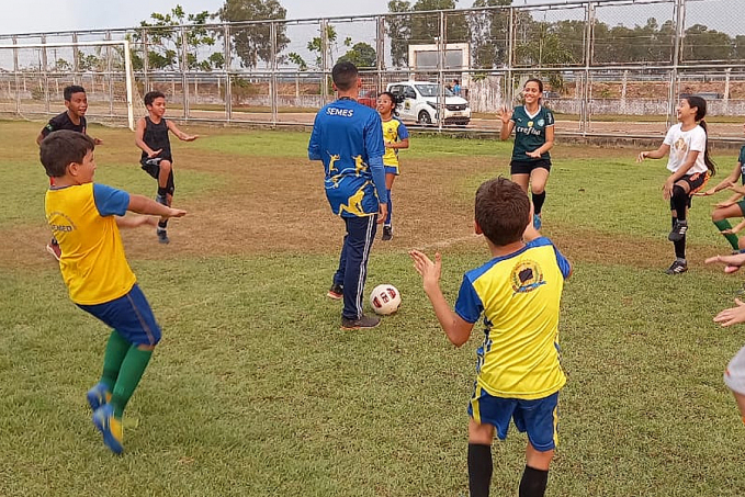 TALENTOS DO FUTURO: Escolinha de futebol de campo de Jaci-Paraná está em plena atividade - News Rondônia