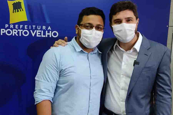Vereador Gilber Mercês acompanha coletiva de imprensa na Prefeitura de Porto Velho - News Rondônia