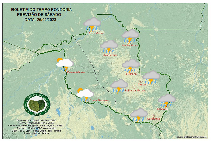 BOLETIM DO TEMPO: Previsão para esse sábado 25 - News Rondônia