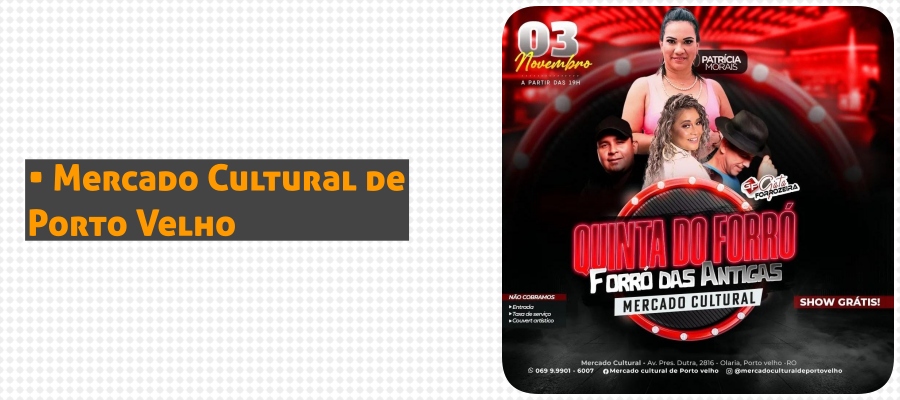 Agenda News: Confira a melhor programação para a quinta-feira em Porto Velho, por Renata Camurça - News Rondônia