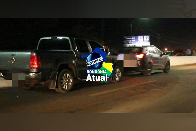 Cinco veículos colidem em cima da ponte sobre o Rio Machado em Ji-Paraná - News Rondônia